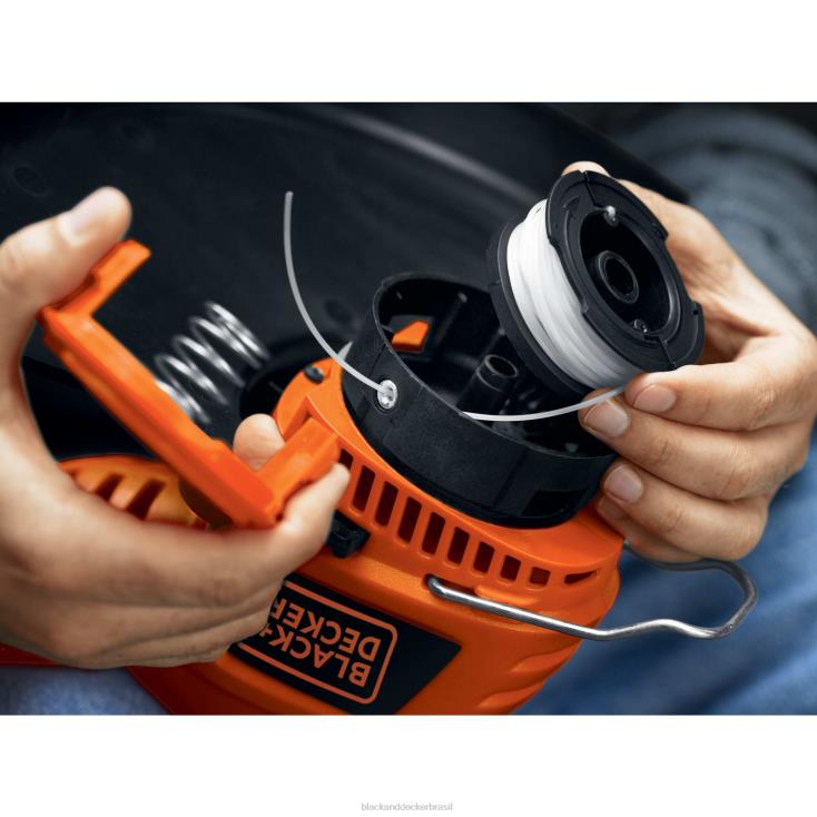 BLACK+DECKER N20D477aparador de cordas com alimentação automática elétrica de 13 polegadas e 4,4 amperes ar livre