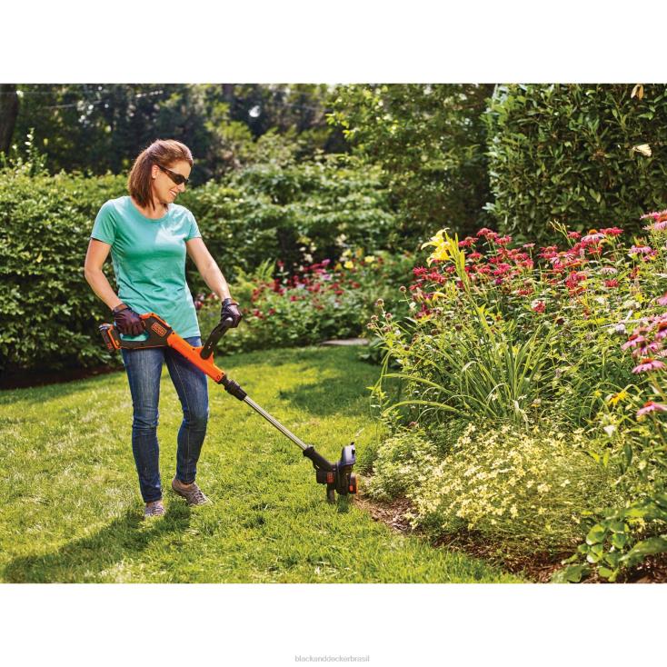 BLACK+DECKER N20D478Aparador/aparador de cordas máximo de 20 V de 12 polegadas ar livre