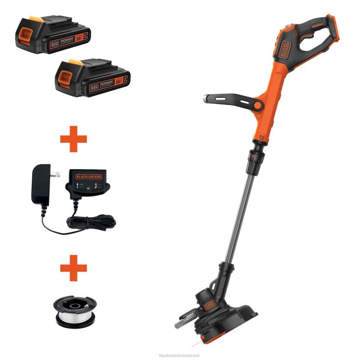 BLACK+DECKER N20D478Aparador/aparador de cordas máximo de 20 V de 12 polegadas ar livre