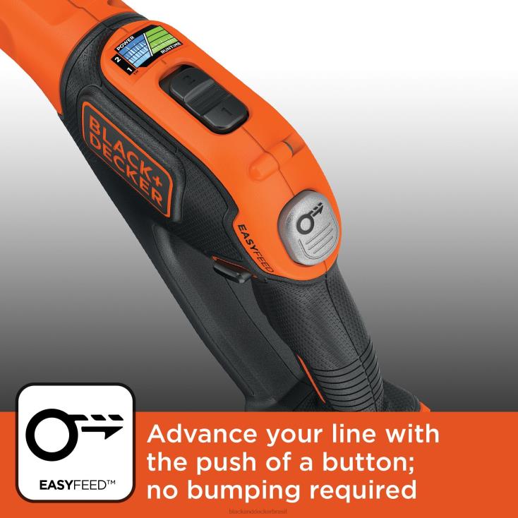 BLACK+DECKER N20D478Aparador/aparador de cordas máximo de 20 V de 12 polegadas ar livre