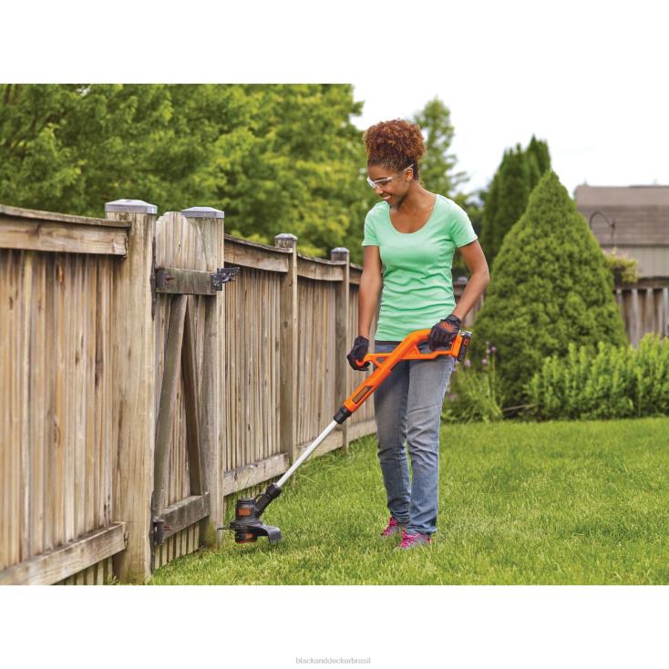 BLACK+DECKER N20D481Kit de aparador/aparador de cordas máximo de 20 V de 10 polegadas ar livre
