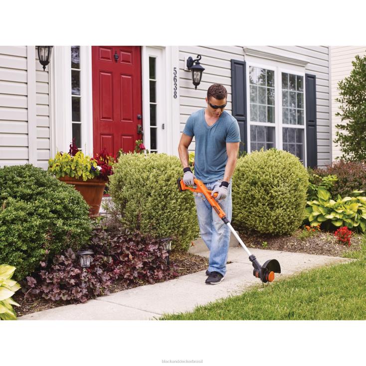 BLACK+DECKER N20D481Kit de aparador/aparador de cordas máximo de 20 V de 10 polegadas ar livre