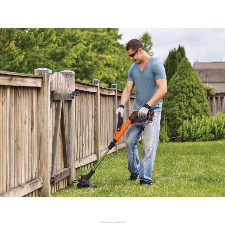BLACK+DECKER N20D484Aparador de cordas máximo de 20 V, 2 velocidades, 12 polegadas, sem fio ar livre