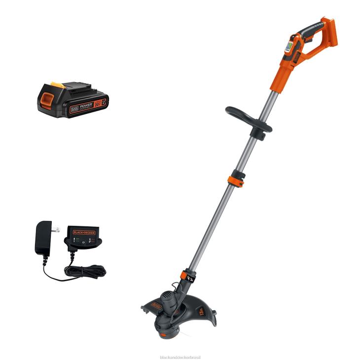 BLACK+DECKER N20D486Aparador de cordas máximo de 40 V, ferramenta de 13 polegadas apenas ar livre