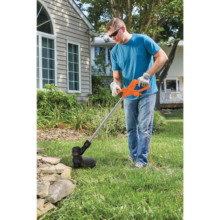 BLACK+DECKER N20D489aparador de cordas de 13 polegadas 4 amperes ar livre