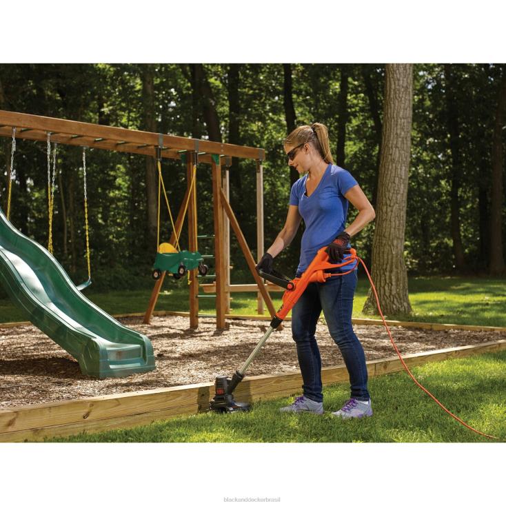 BLACK+DECKER N20D490Aparador/cortador de cordas de 5,0 A e 13