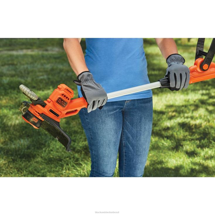 BLACK+DECKER N20D493aparador de cordas com alimentação automática elétrica de 6,5 A e 14 polegadas ar livre