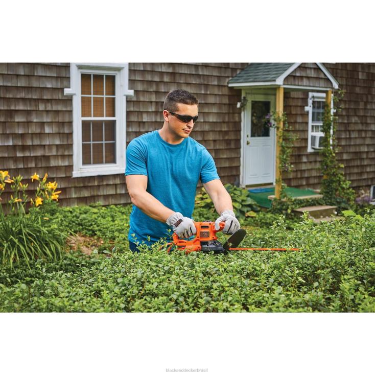 BLACK+DECKER N20D496Corta-sebes elétrico de 16 pol. ar livre