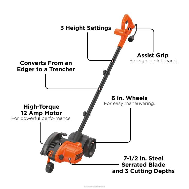 BLACK+DECKER N20D497cortador de grama ac ar livre