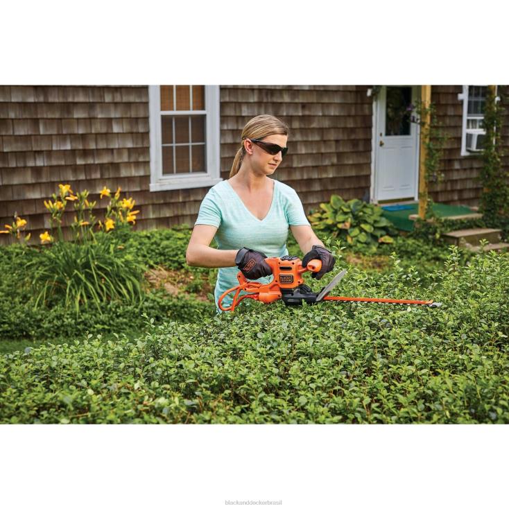 BLACK+DECKER N20D498corta-sebes lâmina de dupla ação de 16 polegadas ar livre