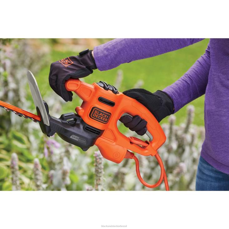 BLACK+DECKER N20D498corta-sebes lâmina de dupla ação de 16 polegadas ar livre