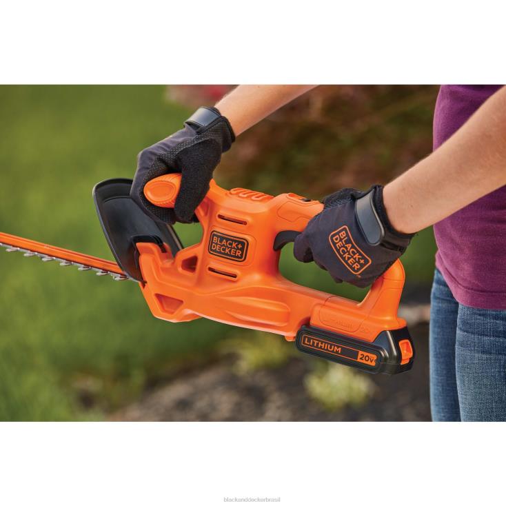 BLACK+DECKER N20D502Bateria e carregador para corta-sebes sem fio máximo de 20 V incluídos ar livre
