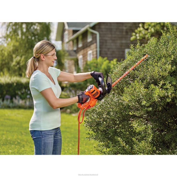 BLACK+DECKER N20D503Corta-sebes elétrico de 18 pol. ar livre