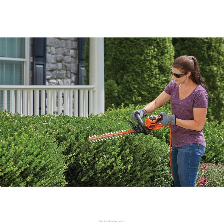 BLACK+DECKER N20D508corta-sebes elétrico de 22 polegadas ar livre