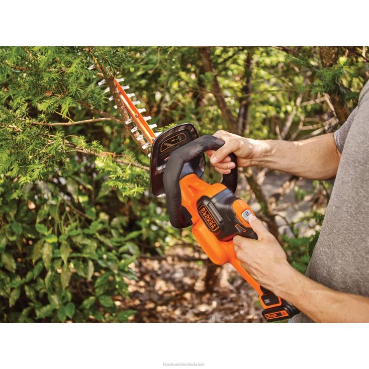 BLACK+DECKER N20D514Cortador de sebes Powercut de 20 V no máximo de lítio de 22 pol. ar livre