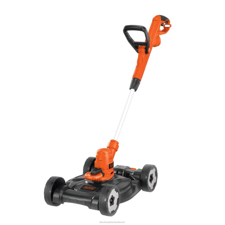 BLACK+DECKER N20D416Aparador/cortador de cordas e cortador de grama 3 em 1 com fio de 6,5 A e 12 polegadas ar livre
