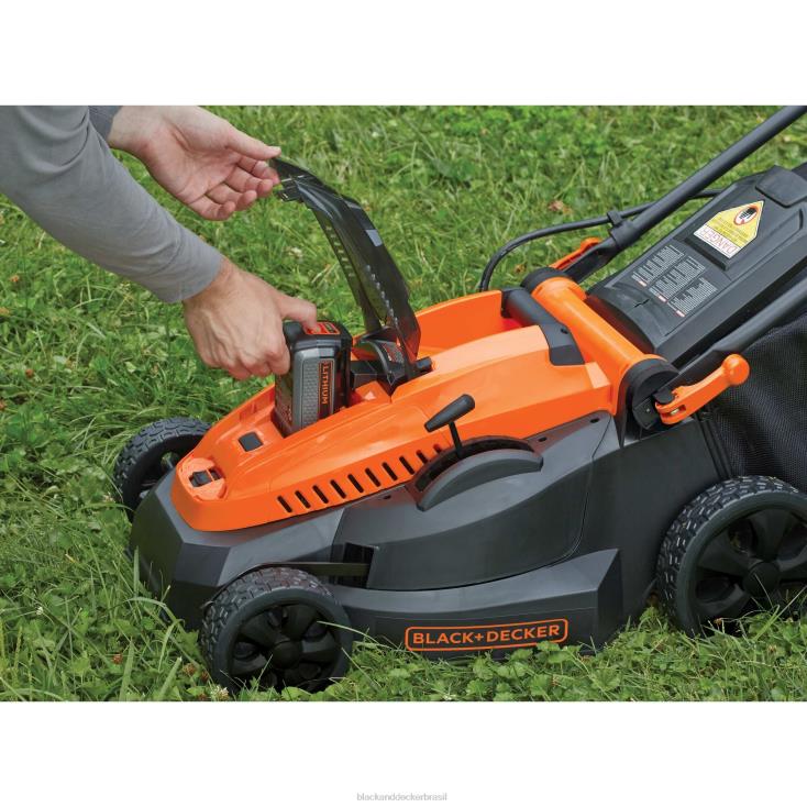 BLACK+DECKER N20D419Cortador de grama sem fio máximo de 40 V com bateria e carregador incluídos ar livre