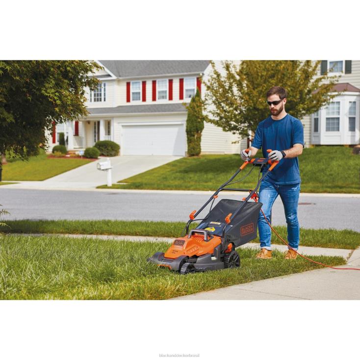BLACK+DECKER N20D420cortador de grama elétrico 12 amperes 17 polegadas ar livre