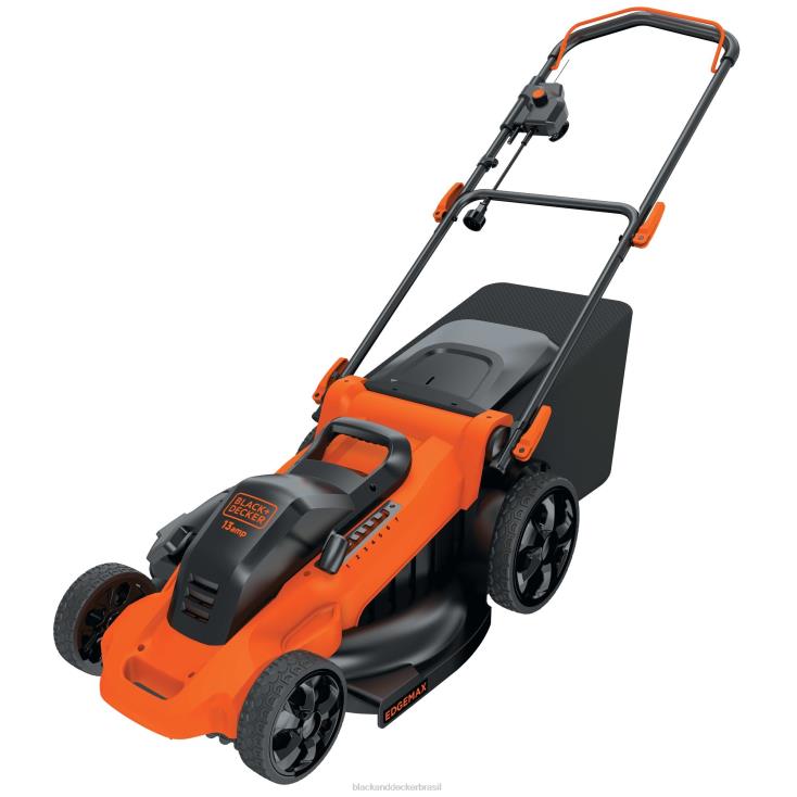 BLACK+DECKER N20D421cortador de grama elétrico com fio de 13 amperes e 20 polegadas ar livre