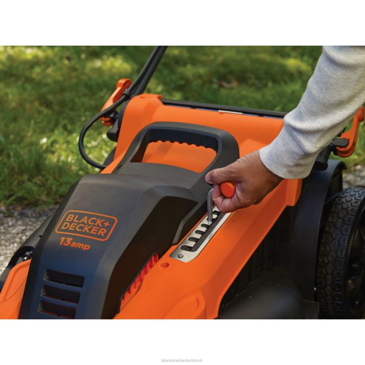 BLACK+DECKER N20D421cortador de grama elétrico com fio de 13 amperes e 20 polegadas ar livre