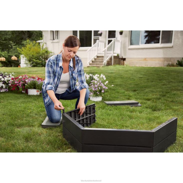 BLACK+DECKER N20D407Canteiro elevado de 3 pés ar livre