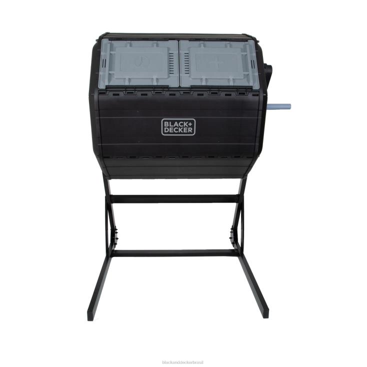 BLACK+DECKER N20D410compostor de câmara dupla de 40 galões ar livre