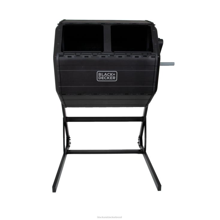 BLACK+DECKER N20D410compostor de câmara dupla de 40 galões ar livre