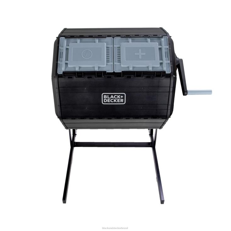 BLACK+DECKER N20D410compostor de câmara dupla de 40 galões ar livre