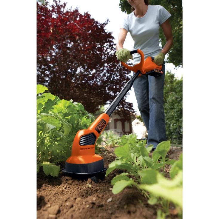 BLACK+DECKER N20D412Somente ferramenta de kit de leme de jardim sem fio com conexão máxima de 20 V ar livre
