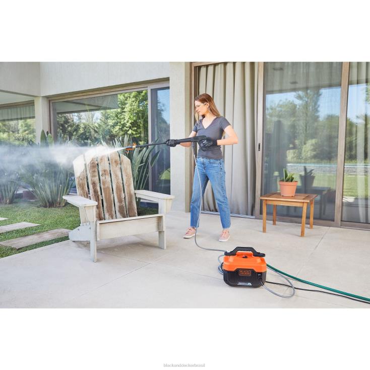 BLACK+DECKER N20D470Lavadora de alta pressão de 1600 psi e 1,2 gpm ar livre