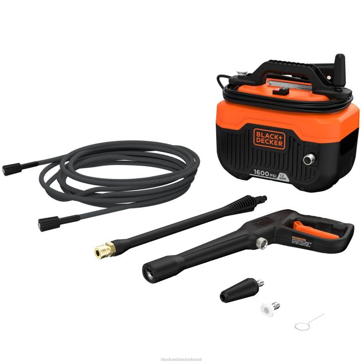 BLACK+DECKER N20D470Lavadora de alta pressão de 1600 psi e 1,2 gpm ar livre