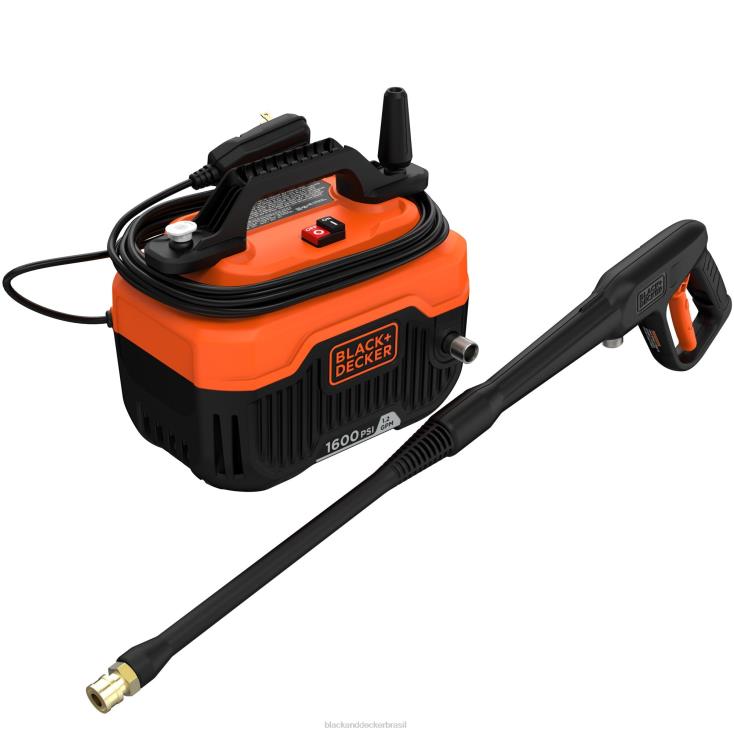 BLACK+DECKER N20D470Lavadora de alta pressão de 1600 psi e 1,2 gpm ar livre