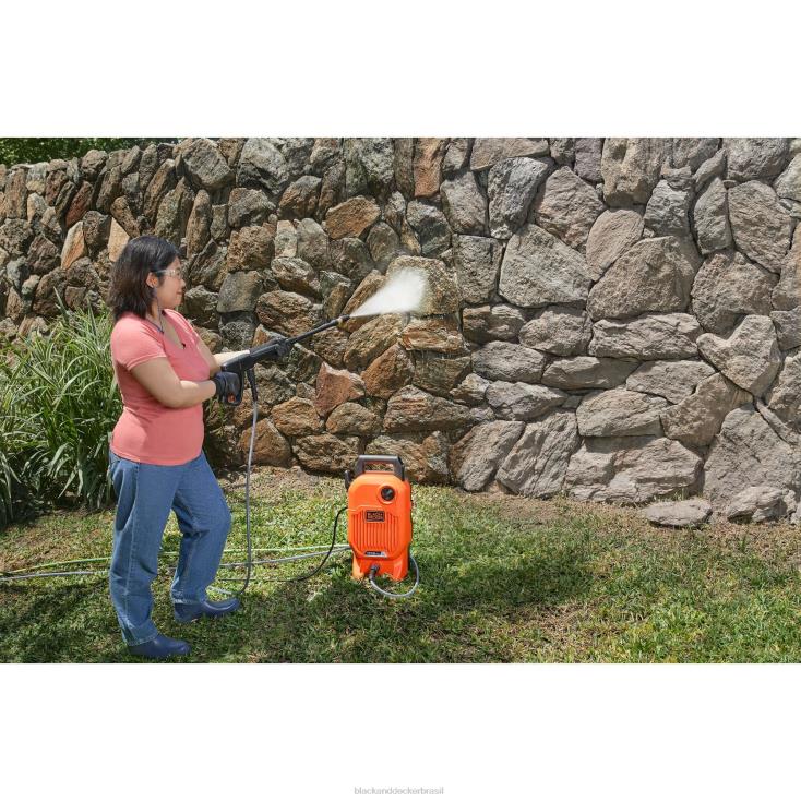 BLACK+DECKER N20D471Lavadora de alta pressão de 1700 psi e 1,2 gpm ar livre