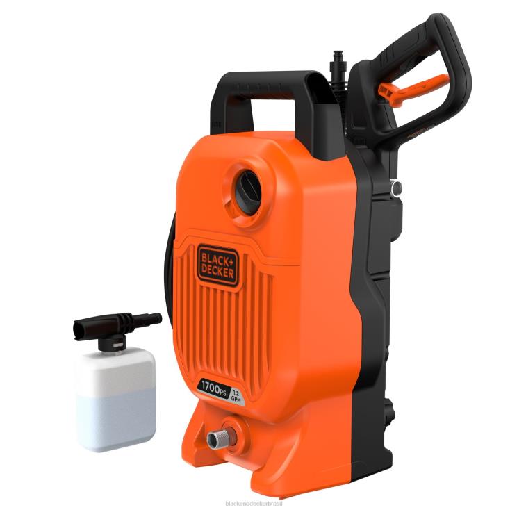 BLACK+DECKER N20D471Lavadora de alta pressão de 1700 psi e 1,2 gpm ar livre