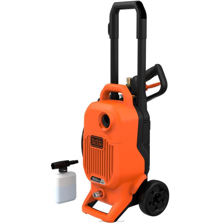 BLACK+DECKER N20D472Lavadora de alta pressão de 1850 libras por polegada quadrada e 1,2 gpm ar livre