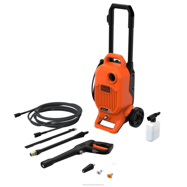 BLACK+DECKER N20D472Lavadora de alta pressão de 1850 libras por polegada quadrada e 1,2 gpm ar livre