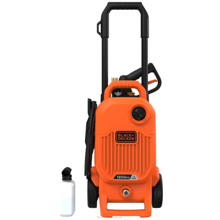 BLACK+DECKER N20D472Lavadora de alta pressão de 1850 libras por polegada quadrada e 1,2 gpm ar livre