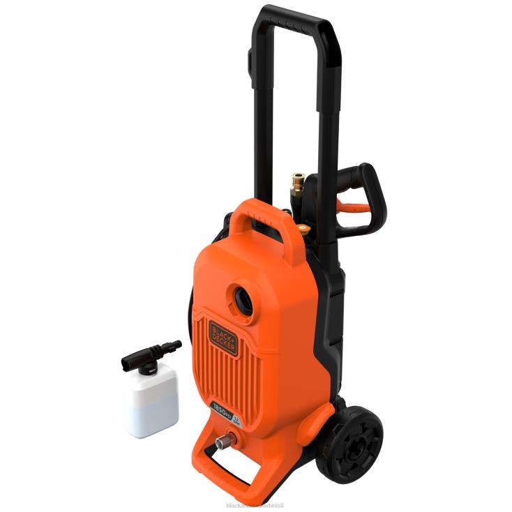 BLACK+DECKER N20D472Lavadora de alta pressão de 1850 libras por polegada quadrada e 1,2 gpm ar livre