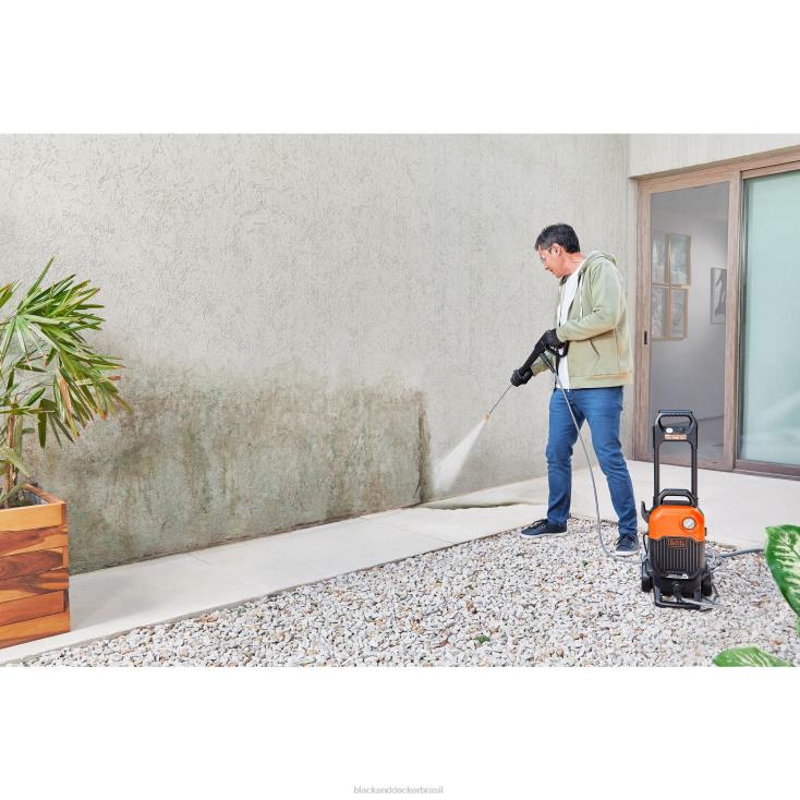 BLACK+DECKER N20D473Lavadora de alta pressão de 2.000 libras por polegada quadrada e 1,2 gpm ar livre