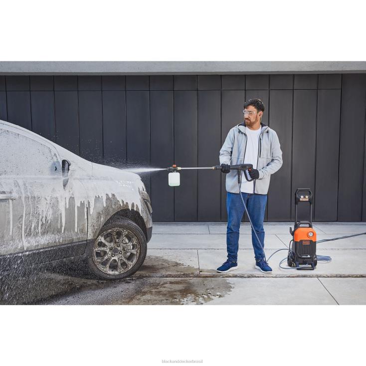 BLACK+DECKER N20D473Lavadora de alta pressão de 2.000 libras por polegada quadrada e 1,2 gpm ar livre