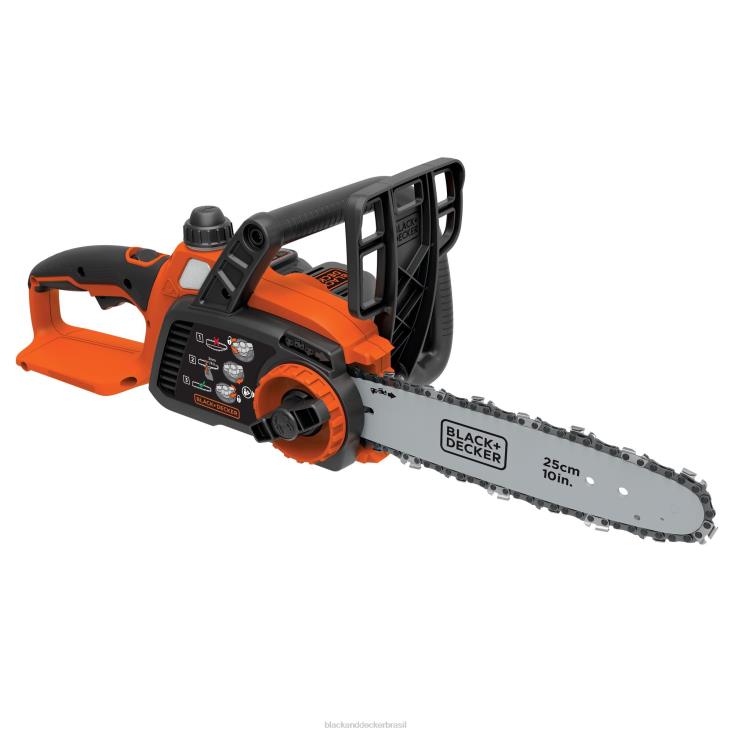 BLACK+DECKER N20D388Kit de motosserra sem fio máximo de 20 V de 10 polegadas ar livre