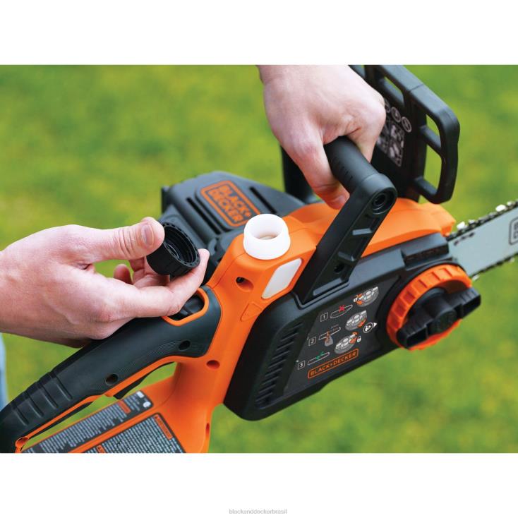 BLACK+DECKER N20D388Kit de motosserra sem fio máximo de 20 V de 10 polegadas ar livre