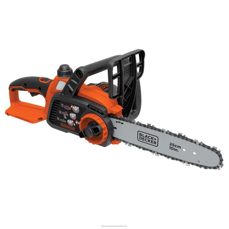 BLACK+DECKER N20D389Motosserra sem fio de 20 V no máximo de 10 polegadas (somente ferramenta) ar livre