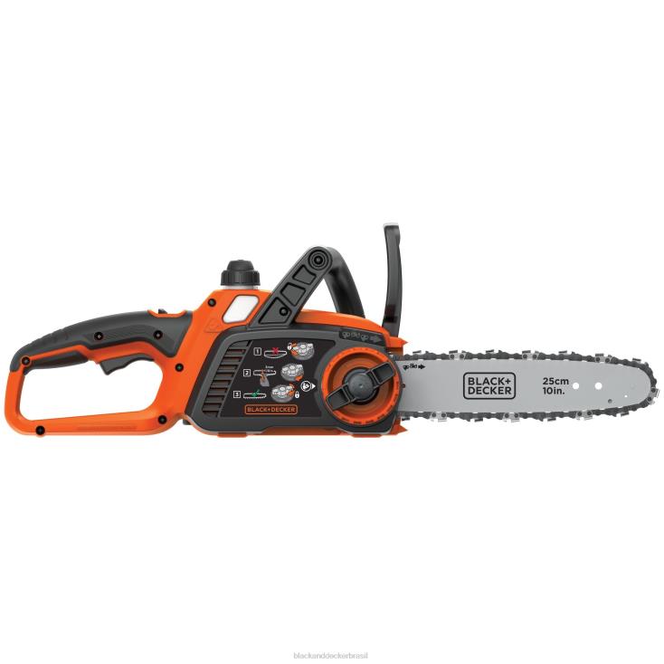 BLACK+DECKER N20D389Motosserra sem fio de 20 V no máximo de 10 polegadas (somente ferramenta) ar livre