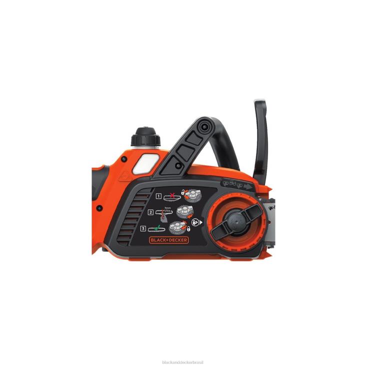 BLACK+DECKER N20D389Motosserra sem fio de 20 V no máximo de 10 polegadas (somente ferramenta) ar livre