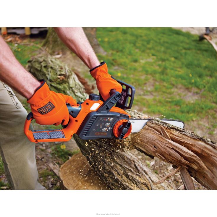 BLACK+DECKER N20D390Motosserra sem fio máxima de 40 V de 12 polegadas ar livre