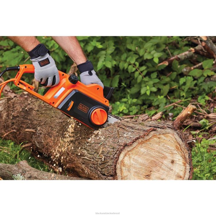 BLACK+DECKER N20D393motosserra elétrica de 16 polegadas e 12 amperes ar livre