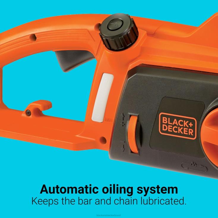 BLACK+DECKER N20D393motosserra elétrica de 16 polegadas e 12 amperes ar livre