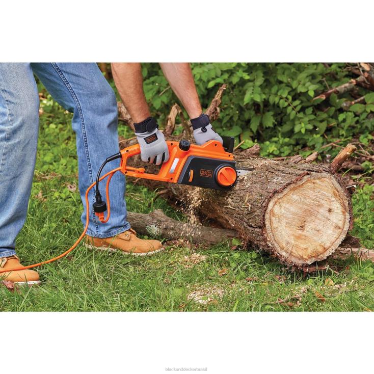 BLACK+DECKER N20D393motosserra elétrica de 16 polegadas e 12 amperes ar livre