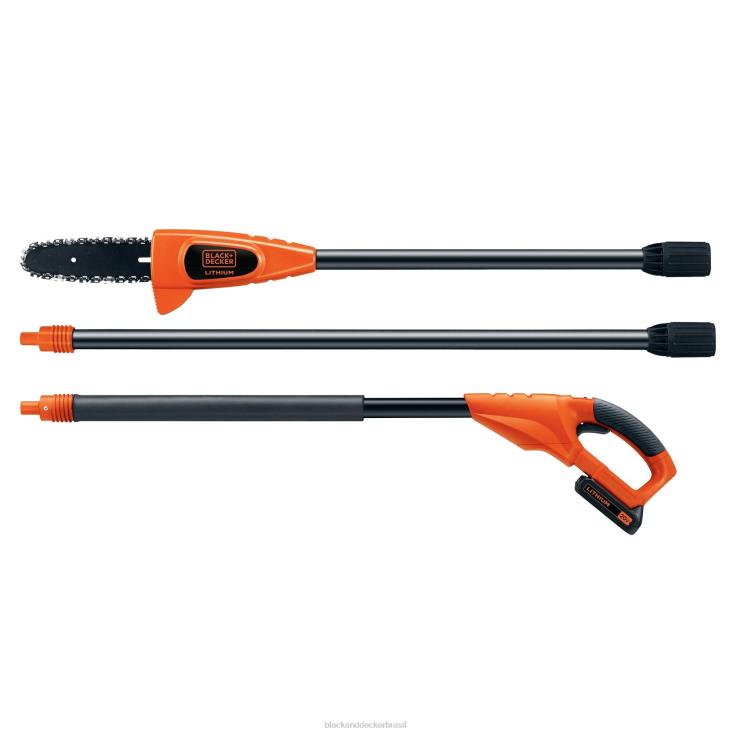 BLACK+DECKER N20D395Serra de mastro máxima de 20 V sem fio de 8 polegadas ar livre